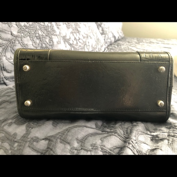 Vintage Brighton Black Croc Handbag - Picture 3 of 4